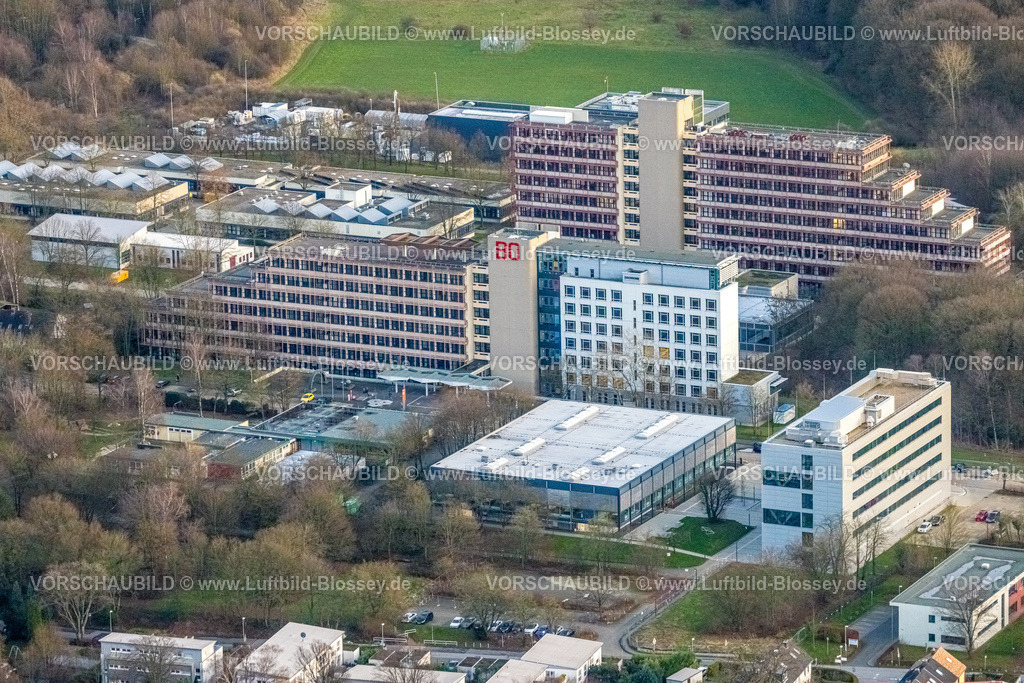 Bochum230102236 | Luftbild, Hochschule Bochum, Am Hochschulcampus, Querenburg, Bochum, Ruhrgebiet, Nordrhein-Westfalen, Deutschland