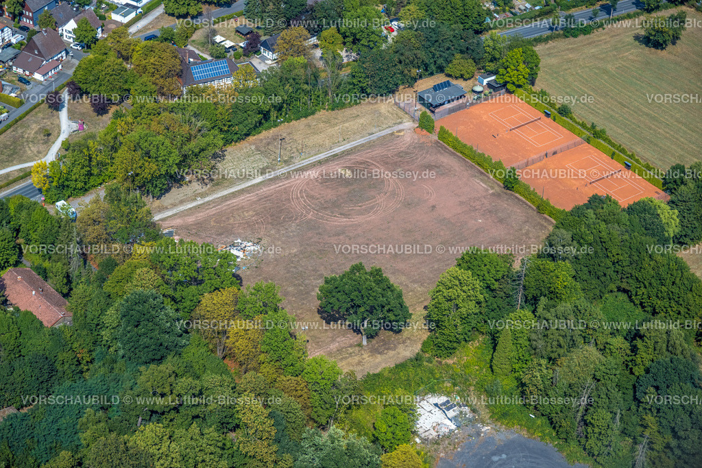 Hamm220809741Heessen | Luftbild, verfallener Sportplatz Dolberger Straße und Tennisplätze, Heessen, Hamm, Ruhrgebiet, Nordrhein-Westfalen, Deutschland