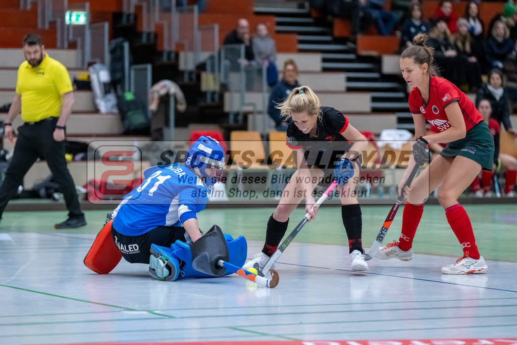 HK_20241214_100067 | 2. Bundesliga Halle Damen Crefelder HTC - DSD Düsseldorf am 14.12.2024 Halle Glockenpitz, Krefeld ,