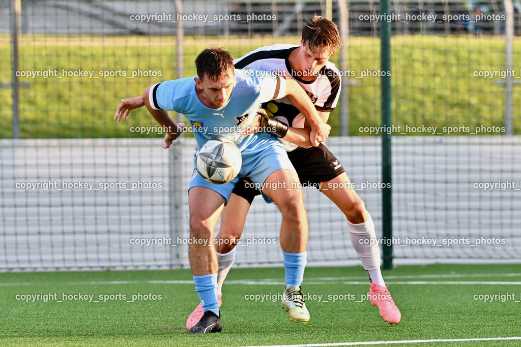 SV Spittal vs. SVG Bleiburg | #18 Alen Martinovic SVG Bleiburg, #6 Tristan Brükk SV Spittal, SV Spittal vs. SVG Bleiburg, SV Spittal vs. SVG Bleiburg am 14.08.2024 in Spittal an der Drau (Goldeck Stadion), Austria, (Photo by Bernd Stefan)