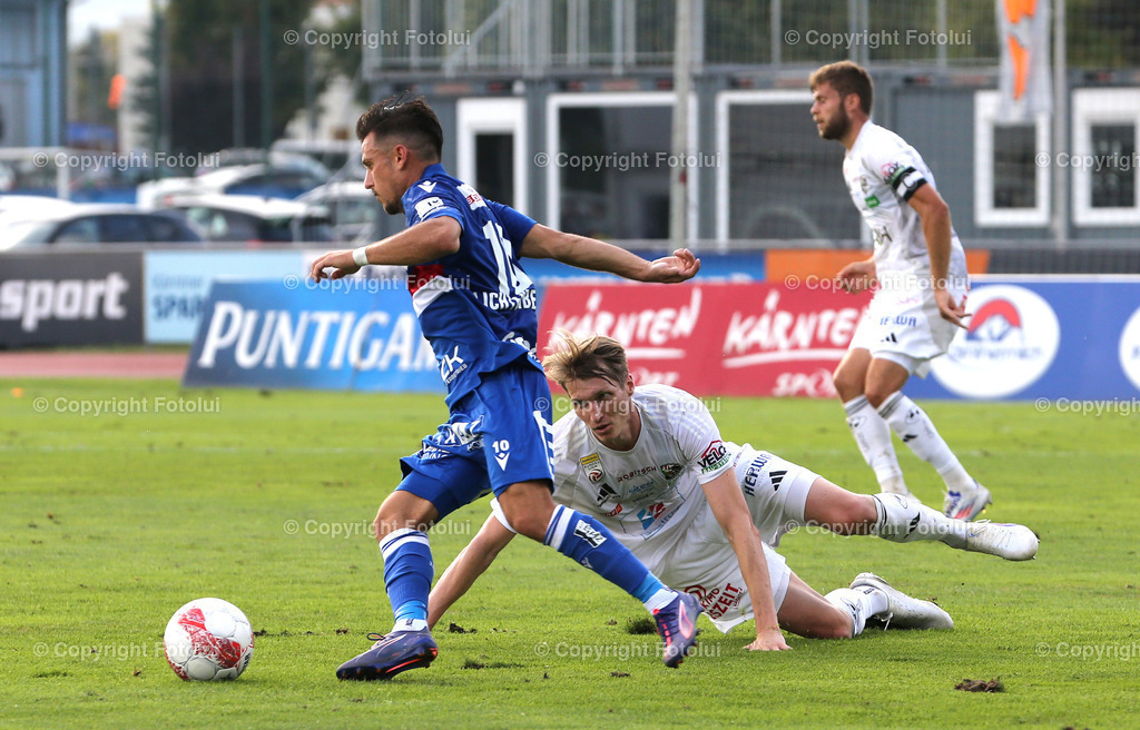 A_LUI_25082024_20 | SPORT FUSSBALL ADMIRAL BUNDESLIGA 25.08.2024 IM BILD: SIMON PIESINGER (WAC) UND CHRISTIAN LICHTENBERGER  (GAK) FOTO:FOTOLUI