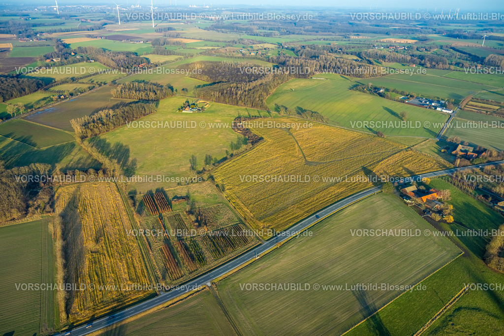 Hamm260101727Uentrop | Luftbild, Gelände für das geplante Rechenzentrum in Lippetal auf der Stadtgrenze zu Hamm, investieren wird das US-Beteiligungsunternehmen Blackstone 4 Millarden Euro, Uentrop, Hamm, Lippborg, Lippetal, Ruhrgebiet, Nordrhein-Westfalen, Deutschland