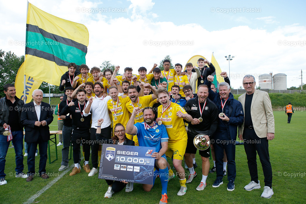 A_LUI_290525-08 | SPORT FUSSBALL ADMIRAL LANDESCUP FINALE 2025 SEDDA BAD SCHALLERBACH-UNION VOECKLAMARKT 29.05.2025 IM BILD:UNION VOECKLAMARKT FOTOLUI