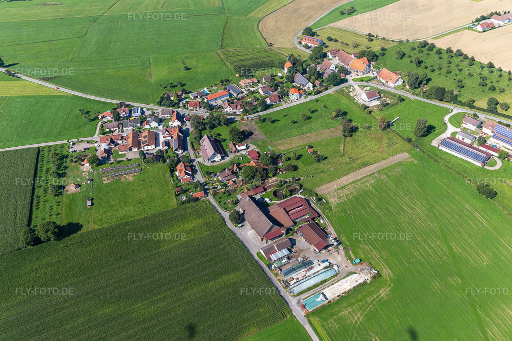 Ortsteil Gwigg | Luftbild: Ortsteil Gwigg im Ortsteil Gwigg in Bergatreute im Bundesland Baden-Württemberg in Deutschland. Foto: IMG_129140.jpg vom 04.09.2021 durch ©2025 Werner Riehm fly-foto.de/copyright - Realisiert mit Pictrs.com
