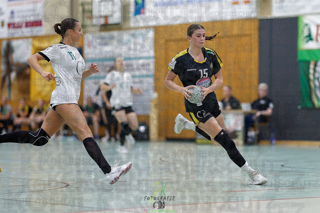 Quali-Turnier JBL wJA; Frisch Auf Göppingen - HC Rödertal | Quali-Turnier JBL wJA; Frisch Auf Göppingen - HC Rödertal am 31.05.2025 in Oberkleen (Weidig-Halle)Photo © 2025 - Jörg Heinrich - Realisiert mit Pictrs.com