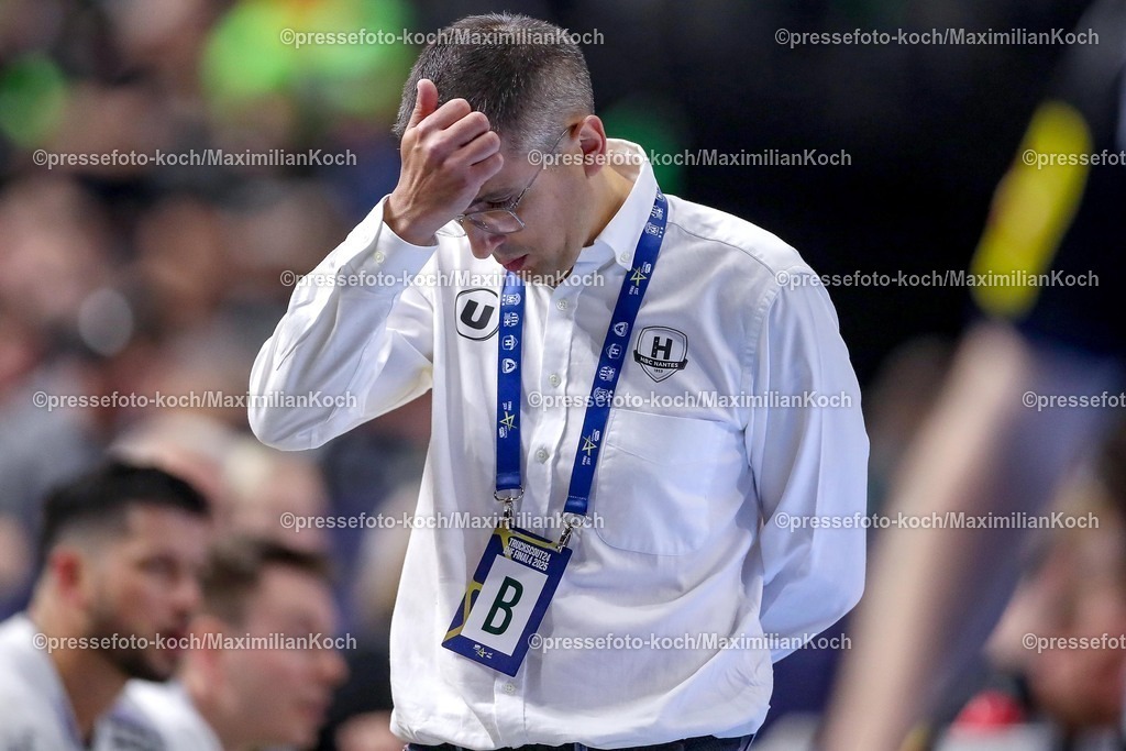 KoeEHF14062501101 | 14.06.2025, Handball, Halbfinale TruckScout24 EHF FINAL4, LANXESS arena Köln, Füchse Berlin - HBC Nantes: xxxxxxxxxxx