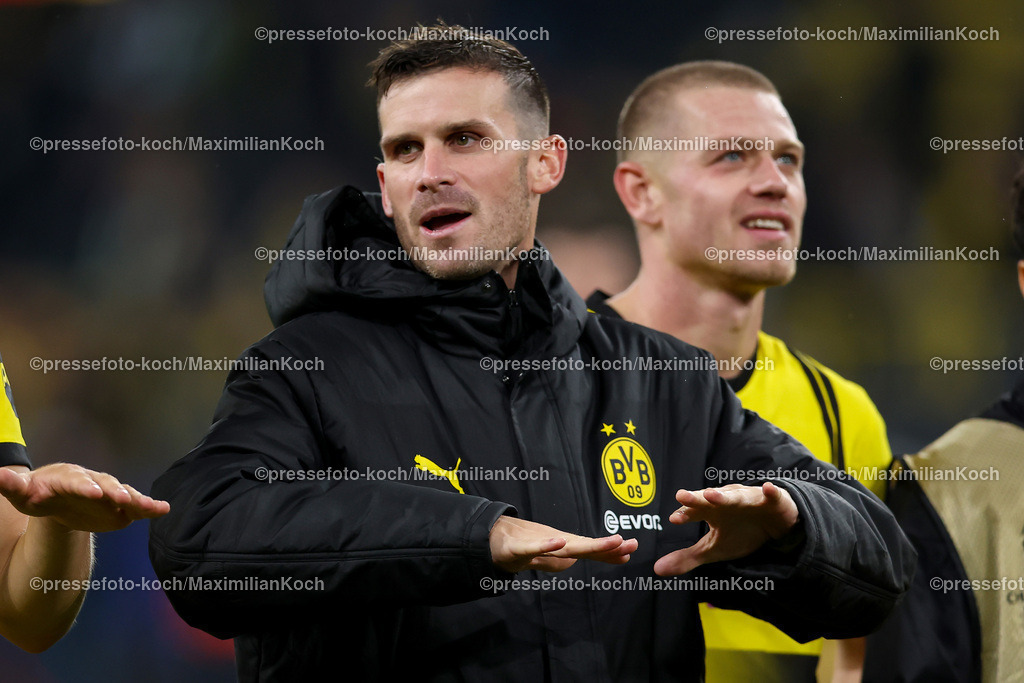 BVB01102402269 | 01.10.2024, Fußball, UEFA Champions League, Borussia Dortmund - Celtic Glasgow, 2. Spieltag, Signal Iduna Park, Saison 2024 2025: Pascal Groß (BVB #13)