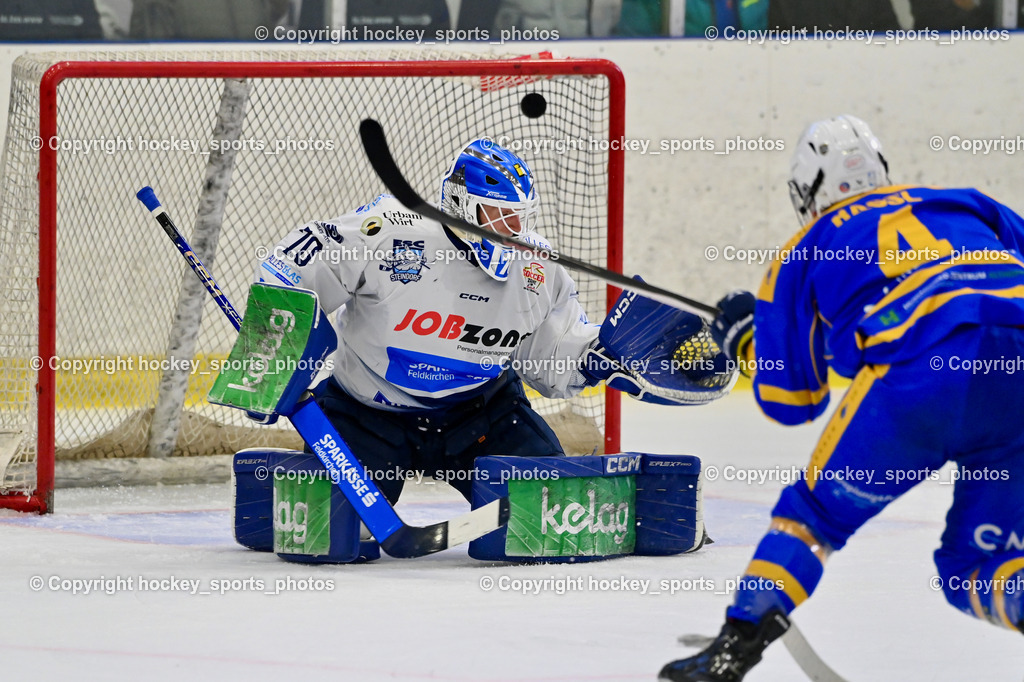 1. EHC Althofen vs. ESC Sparkasse Steindorf  | #70 Moser Lukas ESC Steindorf, #4#Tor EHC Althofen, 1. EHC Althofen vs. ESC Sparkasse Steindorf , 1. EHC Althofen vs. ESC Sparkasse Steindorf  am 08.03.2026 in Althofen (Stadthalle Althofen), Austria, (Photo by Bernd Stefan)