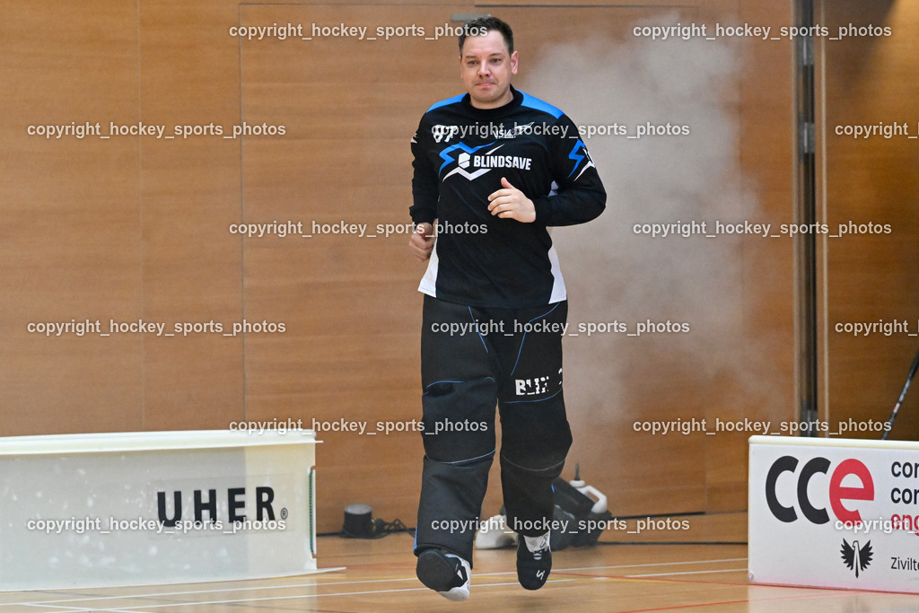VSV Unihockey vs. Wiener Floorballferein 6.4.2024 | #87 Timmo Taurer VSV Unihockey, VSV Unihockey vs. Wiener Floorballferein 6.4.2024, VSV Unihockey vs. Wiener Floorballferein  am 06.04.2024 in Villach (Ballspielhalle St. Martin), Austria, (Photo by Bernd Stefan)