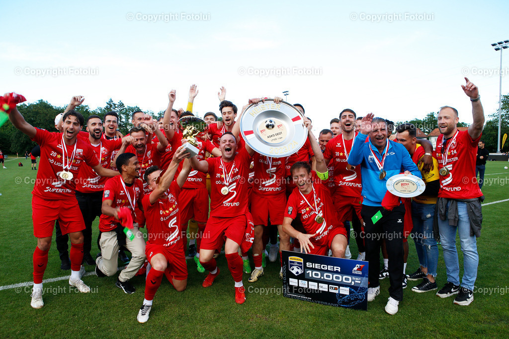 A_LUI_30052024_03 | SPORT,FUSSBALL,ADMIRAL OOE  LANDESCUP FINALE  ASKOE OEDT-UFC STAMPFL-BAU OSTERMIETHING 2024 30.05.2024 IM BILD: SIEGER ASKOE  OEDT FOTO:FOTOLUI