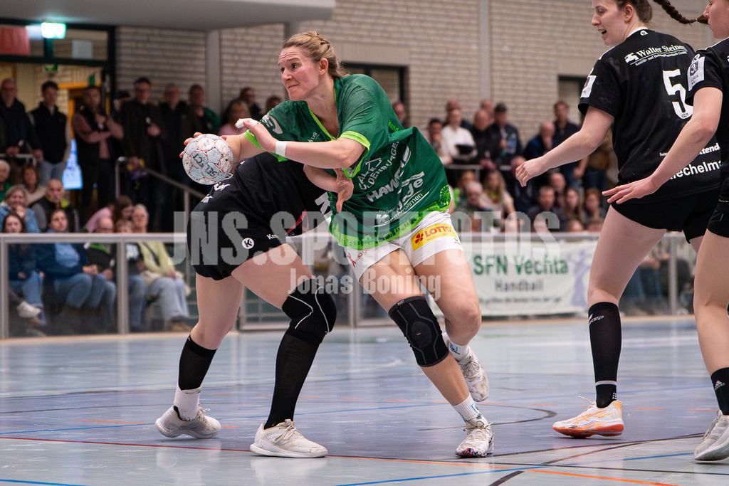 Handball I Frauen I Saison 2025-2026 I 3. Liga Staffel Nord I 20. Spieltag I SC SFN Vechta - SV Henstedt-Ulzburg0011 | jns.sportfotos - Realisiert mit Pictrs.com