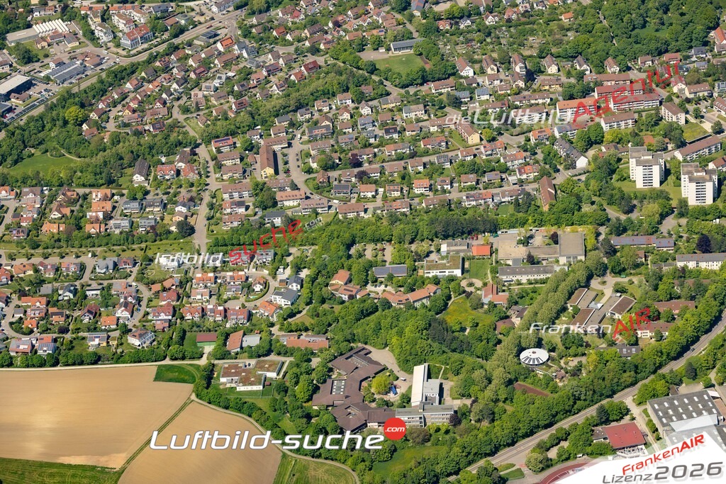 Klassische Luftaufnahme ohne Drohne zeigt:Hagenbach bei Schwäbisch Hall - Die Luftbildaufnahme wurde 2025 vom UL-Flugzeug heraus erstellt ( keine Drohne ) - Hochauflösende Luftaufnahme -Nicht vergleichbar mit Google Maps oder Satelittenbilder- Die Geschenkidee !Mit Lizenz und Bildrechte bestellbar