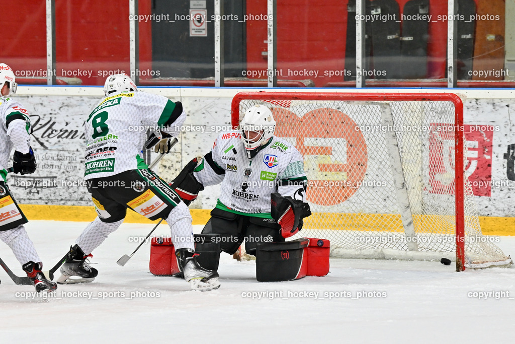 HDD Jesenice vs. EC Bregenzerwald 30.9.2022 | #1 Felder David, #8 Matzka Moritz