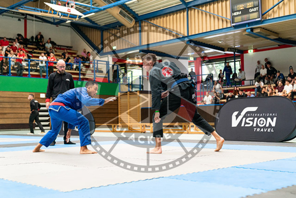 20230826PBB55527 | Fighters compete during the AJP INTLPRO BJJ and grappling competition in Hamburg, Germany, on August 26 2023.