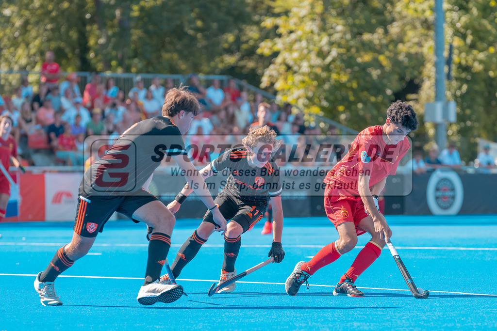 HK_20230711_101295 | Euro Hockey MU18 Spain vs Netherlands Championship Girls &amp; Boys am 11.7.2023 CHTC , Krefeld ,