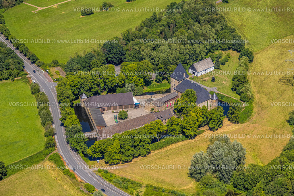 Hattingen230708396 | Luftbild, Wasserburg Haus Kemnade, Blankenstein, Hattingen, Ruhrgebiet, Nordrhein-Westfalen, Deutschland
