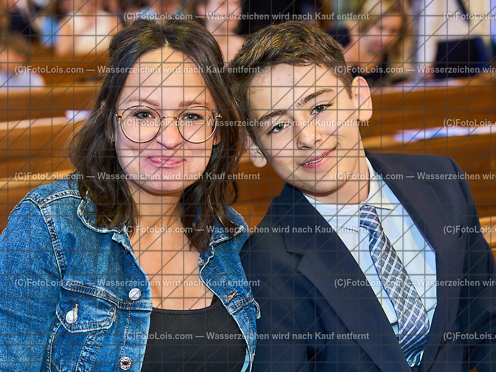 ALP0511_PfarrFirmung Wieselburg_Firmling-PateIn | (C)FotoLois.com, Alois Spandl, Firmung in der Pfarrkirche Wieselburg mit Generalvikar Dr. Christoph Weiss, Dechant Pfarrer Daniel Kostrzycki und Monignore Franz Dammerer, Sa 15. Juni 2024.