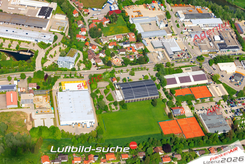 Die Luftaufnahme Neuhausen - Kempten Allgäu wurde vom UL-Flugzeug (keine Drohne) aus fotografiert.Hohe Druck- Auflösung-die Geschenkidee!