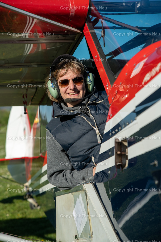 DSC_6007 | smb,Stadtmagazin , Segelfluggruppe, Pilotin Kerstin Weber, hier im Schlepperflugzeug Aviat Husky, ,, Bild: Thomas Neu