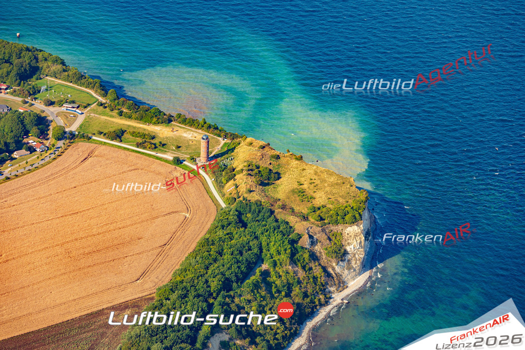 Arkona Putgarten Bild- Das Luftbild wurde 2025 vom UL-Flugzeug heraus erstellt ( keine Drohne bzw. Drohnenaufnahme ) - Hochauflösende Luftaufnahme -Nicht vergleichbar mit Google Maps oder Satelittenbilder- Die Geschenkidee !Mit Lizenz und Bildrechte bestellbar - CC
