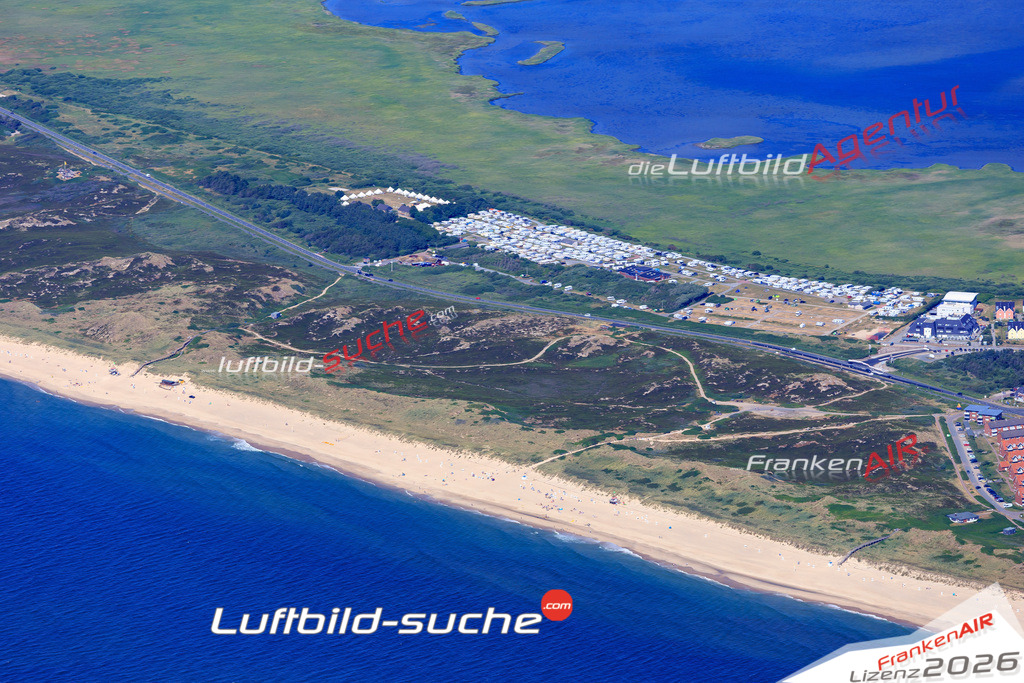 Die Luftbildaufnahme Rantum - Sylt wurde 2018 mittels Flugzeug (keine Drohne) erstellt. Perfekte Schärfe und Druck- Auflösung- Garantiert!