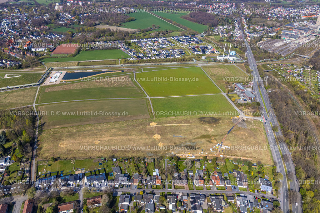 Gelsenkirchen220402979 | Luftbild, Brachfläche im Stadtteilpark Hassel, Hassel, Gelsenkirchen, Ruhrgebiet, Nordrhein-Westfalen, Deutschland