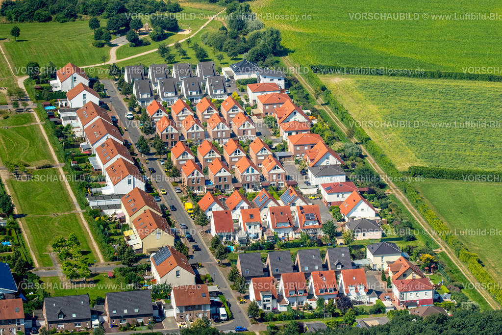 Gladbeck16072923 | Baugebiet Zweckel Uechtmannstraße Albert-Einstei-Straße, Einfamilienhäuser, Reihenhäuser, Neubausiedlung, Wohneigentum , Gladbeck, Ruhrgebiet, Nordrhein-Westfalen, Deutschland