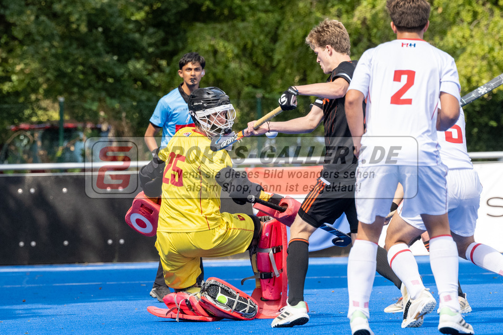 SFE_20230716_0198 | EuroHockey EM U18 Boys 3th 4th Netherlands vs Spain am 16.07.2023 in Krefeld (Gerd-Wellen-Hockeyanlage), Photo: Stephan Fehrmann 2023 (Sports-Gallery)