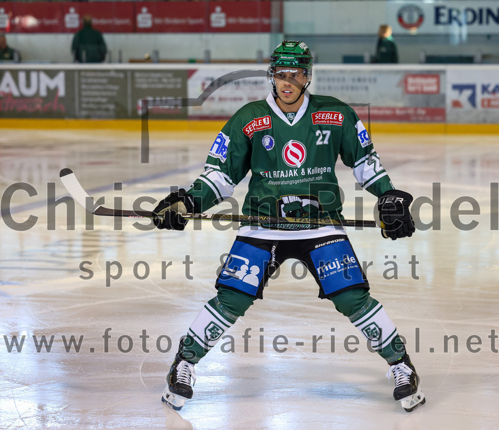 2023-09-10_022_TSV_Erding_gegen_EHC_Klostersee | Erding, Deutschland, 10.09.2023:
Eishockey, Bayernliga 2023 / 2024, Testspiel, TSV Erding gegen EHC Klostersee, Endergebnis: 10:1

Mark Waldhausen (Erding Gladiators, #27)

Foto: Christian Riedel / fotografie-riedel.net
