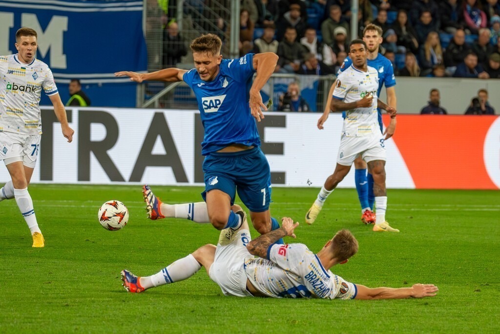Fußball UEFA Europa League, Saison 2024/25, 2. Spieltag: TSG Hoffenheim gegen Dynamo Kiew | Fußball UEFA Europa League, Saison 2024/25, 2. Spieltag: TSG Hoffenheim gegen Dynamo Kiew - Realisiert mit Pictrs.com