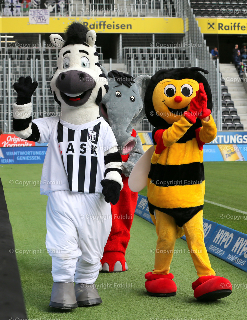 A_LUI_300423_07 | SPORT, FUSSBALL,ADMIRAL BUNDESLIGA LASK-AUSTRIA KLAGENFURT 30.04.2023 IM BILD: MASKOTTCHEN  (LASK)  FOTO:FOTOLUI/MW