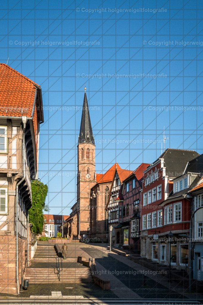 Am Berge mit St. Martin | Das ist das Septembermotiv meines neuen Kalenders "Zeitreise durch Heilbad Heiligenstadt- Die 1960er und Heute" - Realisiert mit Pictrs.com