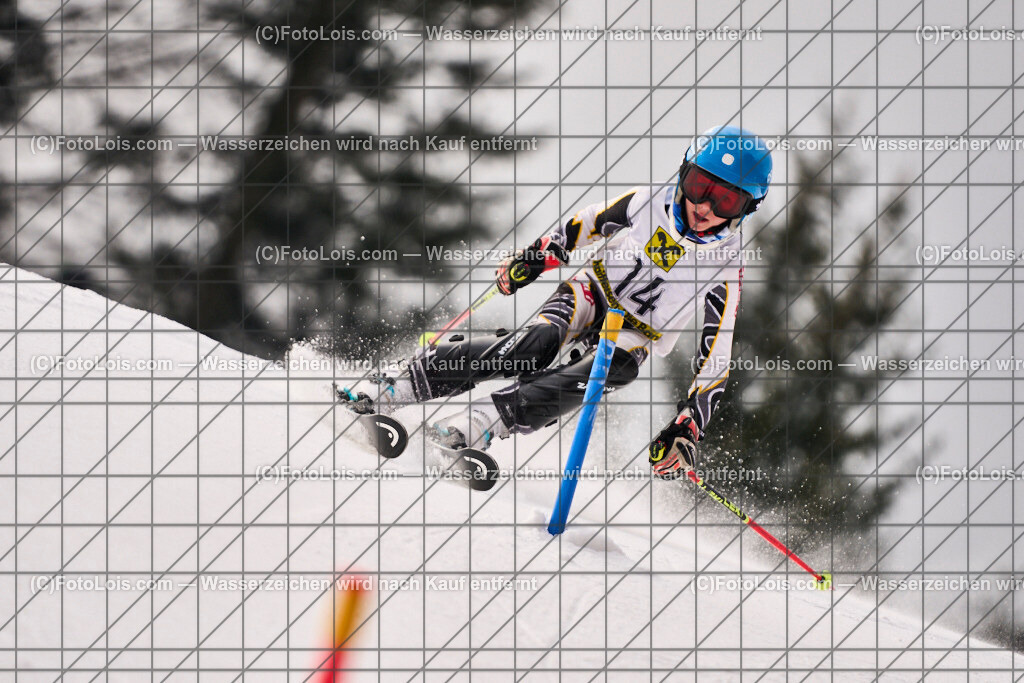 ALP3065_KinderCup-SL_STMK_Strallegg_Santner Michael | Raiffeisen KINDERCUP Alpin, SLALOM auf der JogllandStreif in Strallegg am So 23. Februar 2025. Veranstaller: Steirischer Skiverband (5000). Skiunion Strallegg (5197).