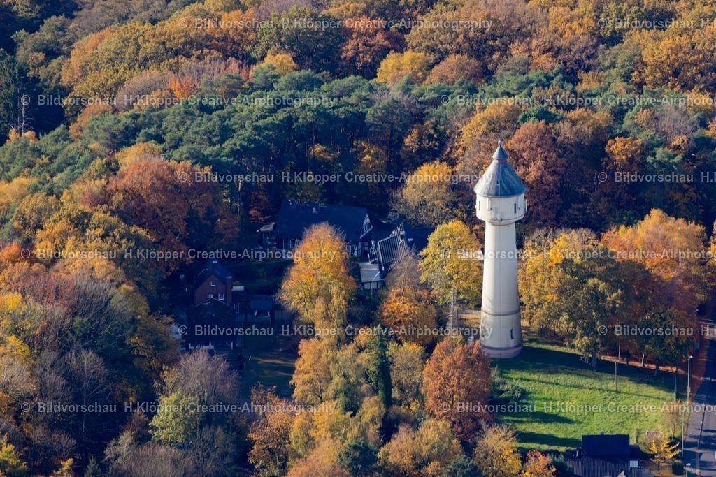 Luftbilder Wegberg-7529 | Luftbildfotografie Bauwerk des Industriedenkmales Wasserturm " Wasserturm Arsbeck " an der Heuchterstraße in Wegberg im Bundesland Nordrhein-Westfalen, Deutschland - Realisiert mit Pictrs.com