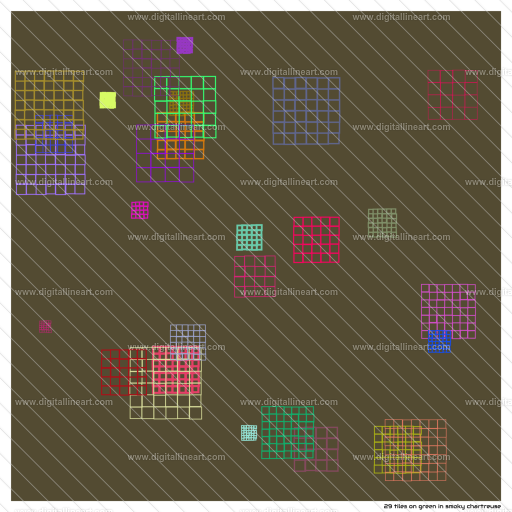 29-tiles-green-in-smoky-chartreuse | digitallineart - Realisiert mit Pictrs.com
