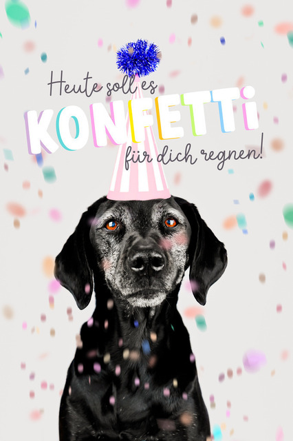 Emmy lässt Konfetti für dich regnen | "Heute soll es Konfetti für dich regnen!"