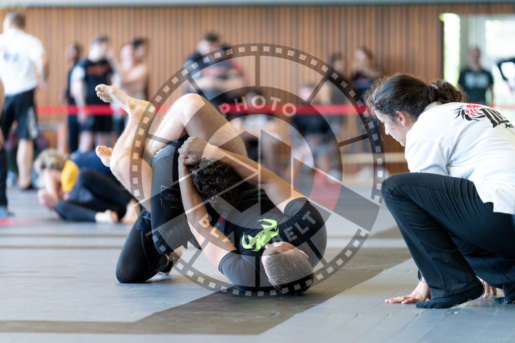 20240608PBB02836 | Fighters compete during the ILLCS VII summer edition luta livre competition in Hannover, Germany, on June 8, 2024.