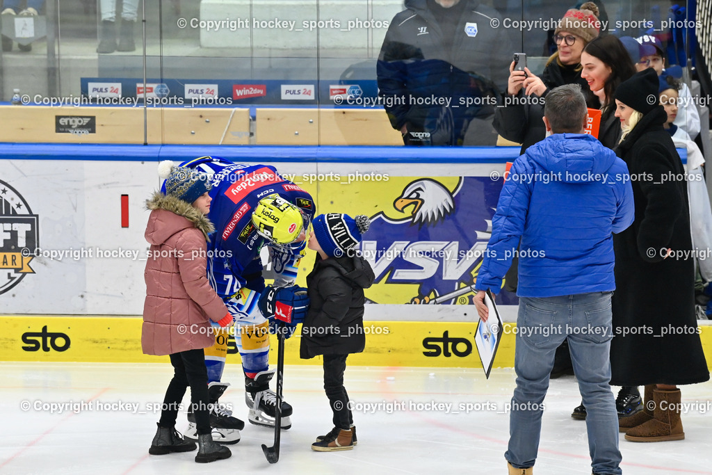 EC IDM Wärmepumpen VSV vs. HC Bozen 30.12 2022 | #74 Moderer Kevin mit Familie, 700 Bundesliga Spiel