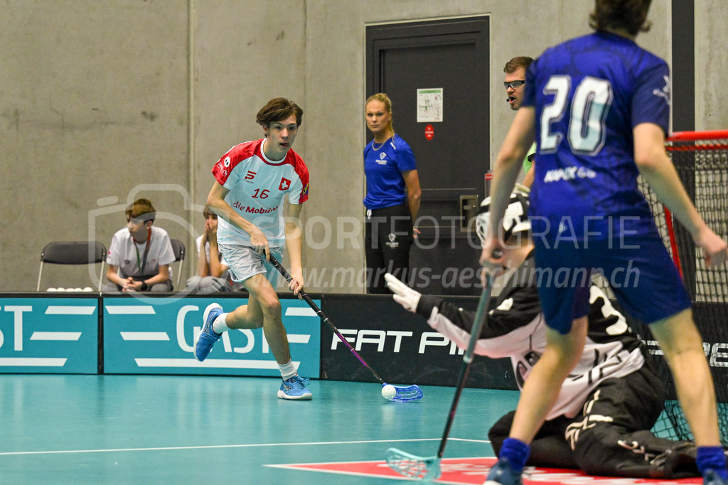 Switzerland U19 vs Finland U19 - 3. February 2024 | Switzerland U19 vs Finland U19
U19 Men International Matches in Switzerland
GoEasy Arena, Siggenthal Station
Switzerland forward #16 Dario Bürgler.
Credit: Markus Aeschimann | <a href="https://www.markus-aeschimann.ch">Sportfotografie Markus Aeschimann</a> | <a href="https://www.instagram.com/sportfotografie.aeschimann">@sportfotografie.aeschimann</a> - Realisiert mit Pictrs.com