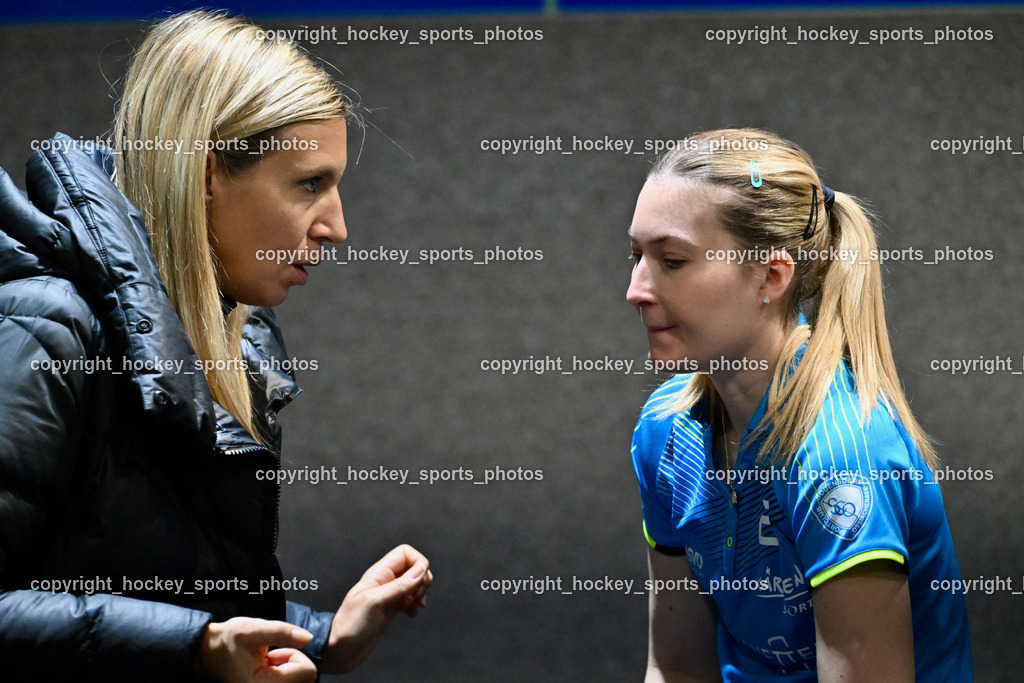 SCO Sprengnetter Bodensdorf vs. SU Sparkasse Kufstein  | Trainerin SCO Bodensdorf Burgar Spela, Lea Paulin, SCO Sprengnetter Bodensdorf vs. SU Sparkasse Kufstein , SCO Sprengnetter Bodensdorf vs. SU Sparkasse Kufstein am 08.02.2026 in Bodensdorf (SCO Sportheim), Austria, (Photo by Bernd Stefan)