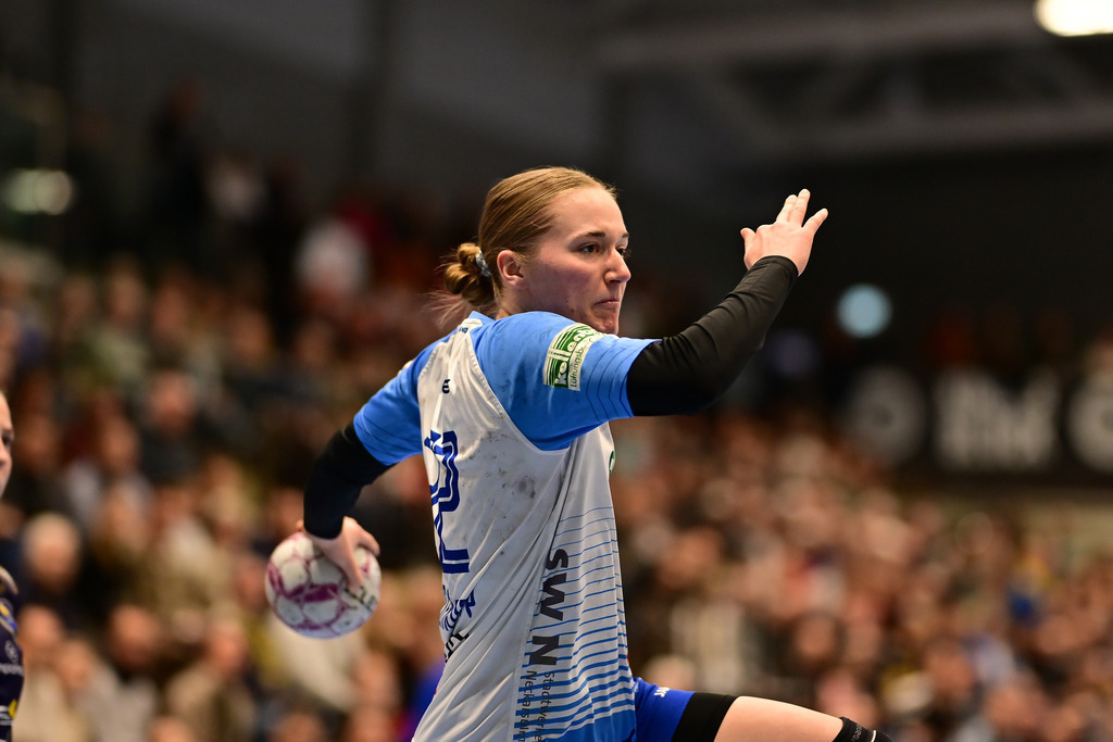 Handball I Frauen I Saison 2025-2026 I 14. HBF I 1. Spieltag I Buxtehuder SV - Sport-Union Neckarsulm | Ossenkopp Meret (22, Neckarsulmer Sport-Union) - Realisiert mit Pictrs.com