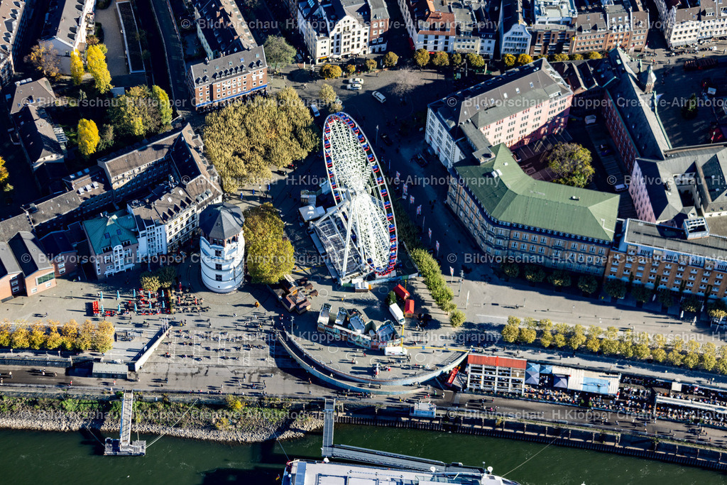 luftbild-duesseldorf-altstadt-burgplatz-rheinterrassen-kasematten-8902 | Luftbildfotografie Hermann Klöpper - Realisiert mit Pictrs.com