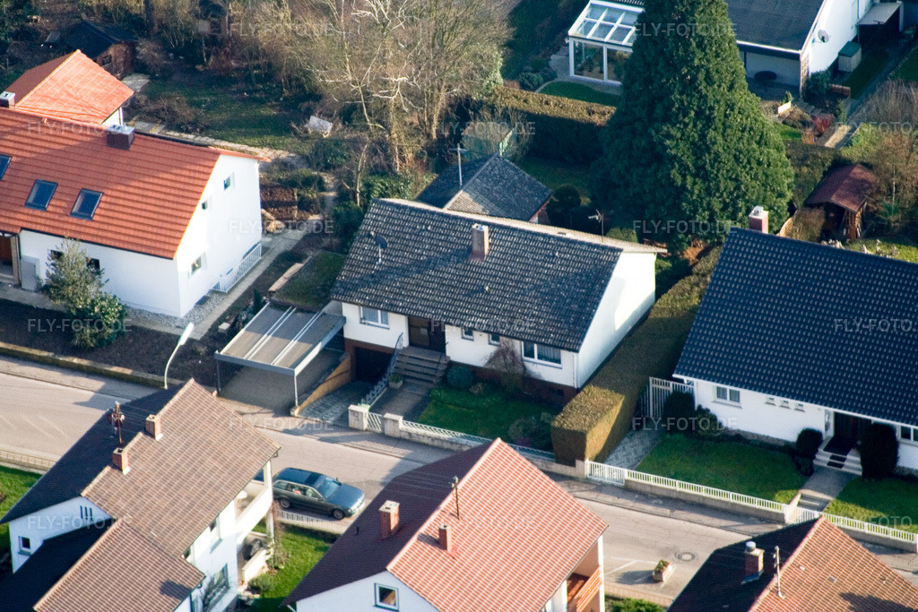 Luftbild: Zeppelinstr in Kandel im Bundesland Rheinland-Pfalz in Deutschland. Foto: IMG_5365.jpg vom 18.02.2007 durch Werner Riehm/FLY-FOTO.de