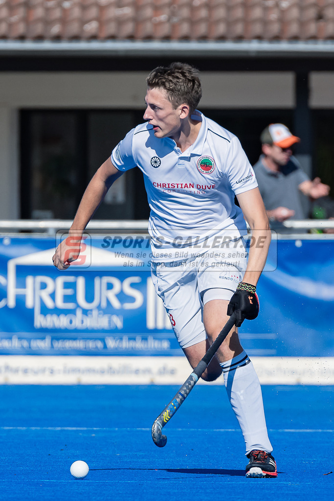 HK_20231001_104911 | 1.Bundesliga Herren Crefelder HTC - Harvestehuder THC am 1.10.2023 CHTC, Krefeld , Schröder Mika ( Crefelder HTC #33 )
