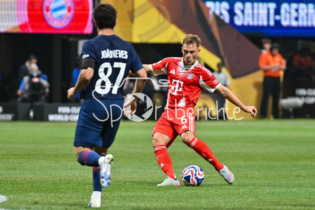 Paris Saint Germain - FC Bayern München | torschuss Joshua KIMMICH (FC Bayern Muenchen 6) / torchance / FIFA Club World Cup: Paris Saint Germain - FC Bayern Muenchen, Mercedes Benz Stadium am 05.07.2025 / NOT FOR SALE IN USA