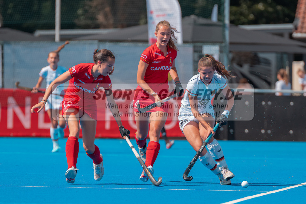 HK_20230712_101565 | Euro Hockey WU18 Belgium vs Germany Championship Girls & Boys am 12.7.2023 CHTC , Krefeld ,