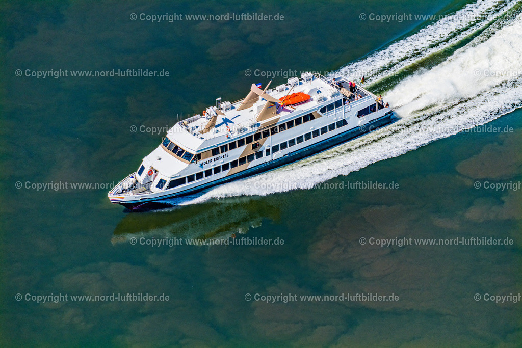 Adler_Express_Adler_Schiffe_ELS_8287130822 | NORDSTRAND 13.08.2022 Passagier- und Fahrgastschiff " Adler Express " in voller Fahrt nähe der Halbinsel Nordstrand im Wattenmeer im Bundesland Schleswig-Holstein, Deutschland. Weiterführende Informationen bei: Adler-Schiffe GmbH & Co. KG. // Passenger ship "Adler Express" at full speed near the peninsula Nordstrand in the Wadden Sea in the state Schleswig-Holstein, Germany. Further information at: Adler-Schiffe GmbH & Co. KG. Foto: Martin Elsen