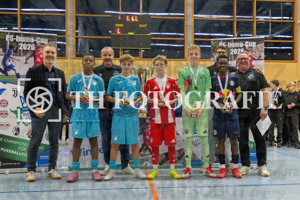 GER, Teamfoto, Fussball, U14 Hallenturnier, PS-Immo-Cup 2026, 18.01.2026 | Dream Team U14