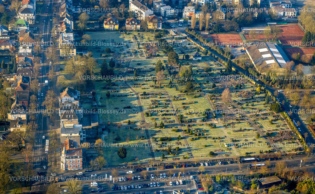 Hamm250200694Osten | Luftbild, evang. Ostenfriedhof und Jüdischer Friedhof, Mitte, Hamm, Ruhrgebiet, Nordrhein-Westfalen, Deutschland