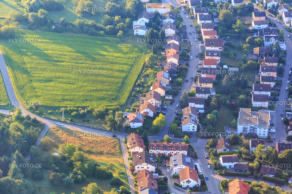 Am Rothsberg | Luftbild: Am Rothsberg in Ispringen im Bundesland Baden-Württemberg in Deutschland. Foto: IMG_092260.jpg vom 01.08.2016 durch Werner Riehm/FLY-FOTO.de - Realisiert mit Pictrs.com